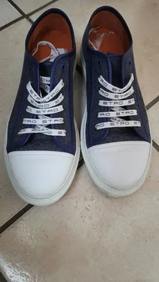 Scarpe Etro originali blu/grigie