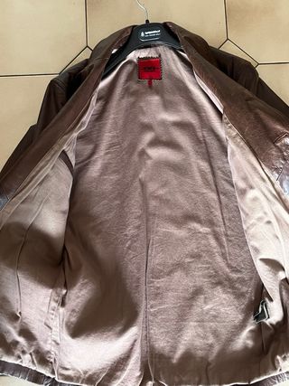 Giacca in pelle uomo BombBoogie marrone