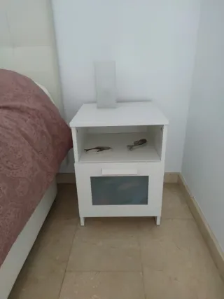 Mesita Noche BRIMNES Ikea Blanca