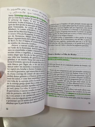 Tirant lo Blanc. Selecció oficial