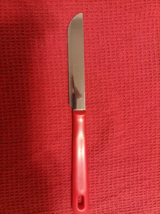 Set 24 posate rosse e argento