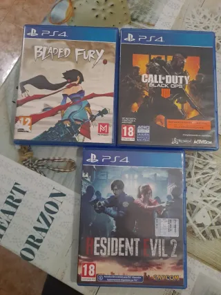 PS4: Resident Evil 2, Call of Duty, Bladed Fury