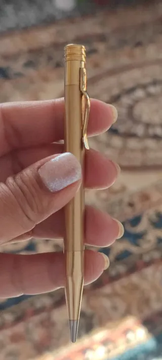 Matita porta mine placcata oro