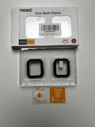 2x Cover Apple Watch 40mm newt