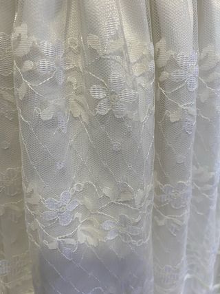 Vestido de comunión niña encaje blanco