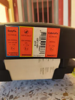 Maxi-Cosi Cabriofix con base Isofix