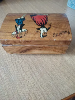 Joyero antiguo olivo