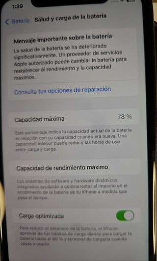 iPhone 11 64GB Negro 78% Batería