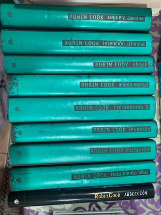 Colección 9 libros Robin Cook