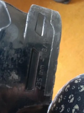 Botas Salomon Junior T2 Negras talla 18/19