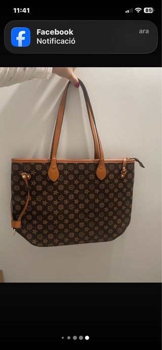 Bolso grande estampado