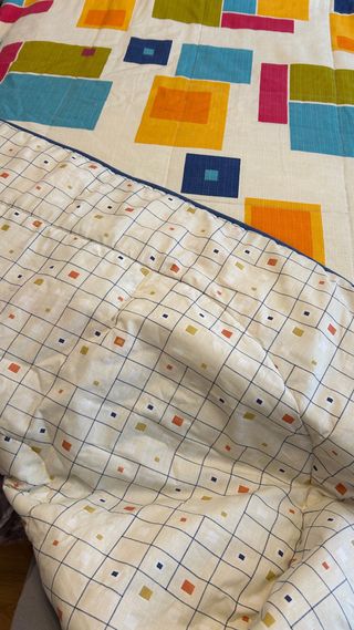 Edredón cama 135 con estampado geométrico