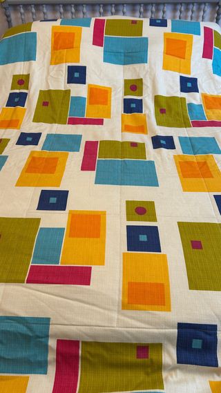 Edredón cama 135 con estampado geométrico