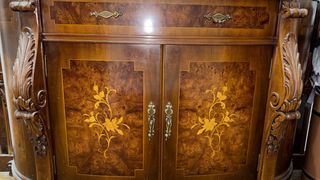 Mueble recibidor con espejo