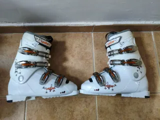 Botas de esquí Wedze blancas mujer