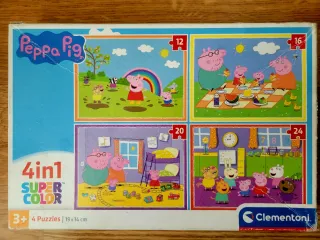 Lote 4 Puzzles Peppa Pig Clementoni