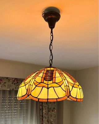 Lampada da Soffitto a Sospensione Stile Tiffany
