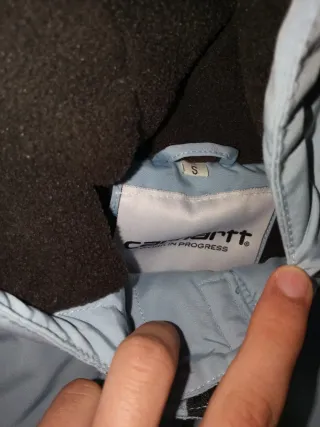 Chaqueta Carhartt capucha azul claro Talla S