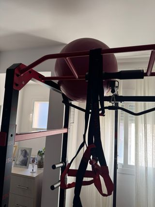 Rack Gimnasio Completo + Barra Olímpica