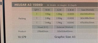 Expositor A3 con pie y postes
