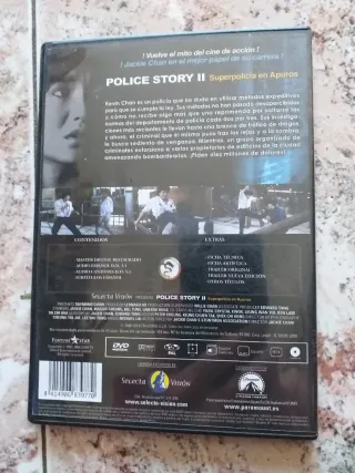 1 DVD Police Story II JACKIE CHAN