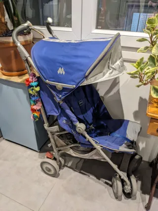 Carro Maclaren plegable con saco