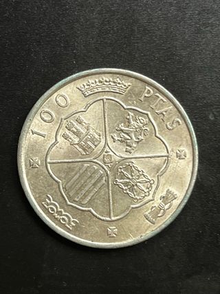 Moneda 100 Pesetas 1966 Plata
