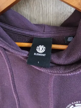 Sudadera Element Talla L Morada