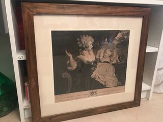 Stampa antica Duchessa di Devonshire