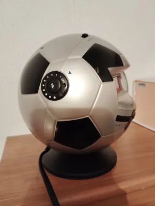 Radio Reloj Despertador Balón Fútbol