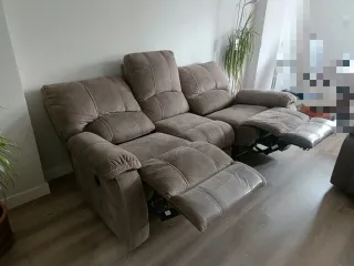 Conjunto de sofás de tela