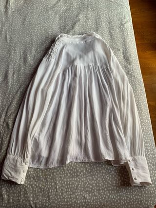 Camisa Zara Blanca Talla M