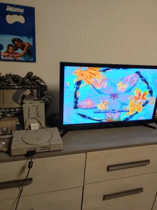 PlayStation 1 Sony Grigia Completa