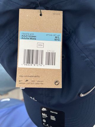 Gorra Nike x Rafa Nadal Academy Azul