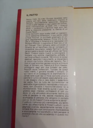 IL PATTO celebre romanzo thriller di Robert Ludlum