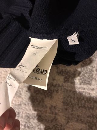 Maglione Stone Island in lana nero