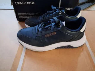 Scarpe Enrico Coveri Blu e Bianche