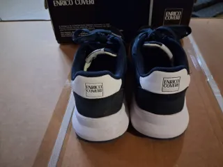 Scarpe Enrico Coveri Blu e Bianche