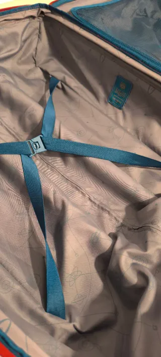 Maleta Samsonite Grande Roja Semirrígida Poco Uso