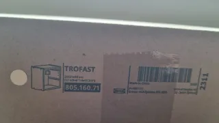 2 estanterías de madera 32x21x30 sin cajas