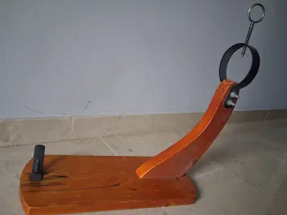 Soporte Jamonero Madera y Metal