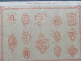 Lote Láminas Tipográficas Antiguas S.XIX