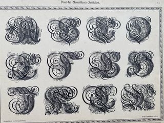 Lote Láminas Tipográficas Antiguas S.XIX