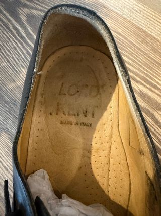 Zapatos Lord Kent piel negra monk strap 42,5