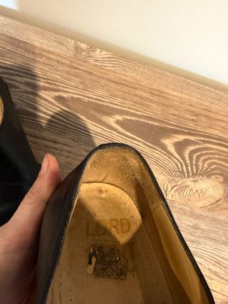 Zapatos Lord Kent piel negra monk strap 42,5