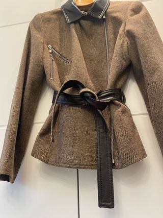 Chaqueta Acosta Cuello Piel