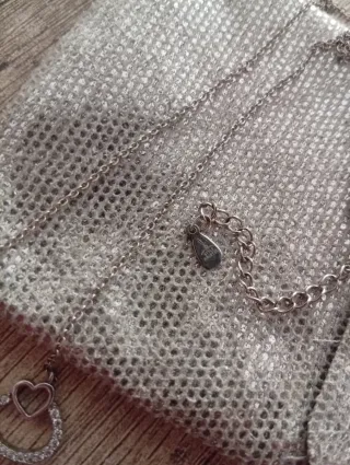 Colgante Plata Infinito Corazones Circonitas