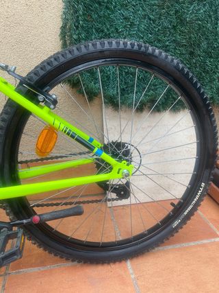Bicicleta Rockrider 500 Verde Neón