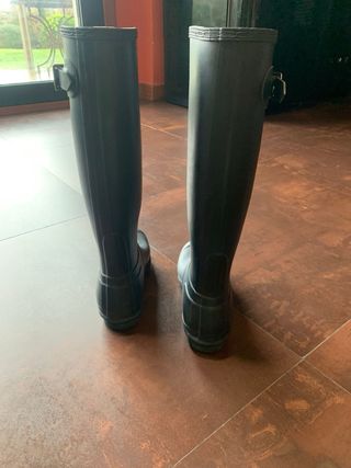 Botas Hunter Negras Talla 35/36 usadas una vez