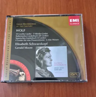 Wolf Lieder Elisabeth Schwarzkopf EMI